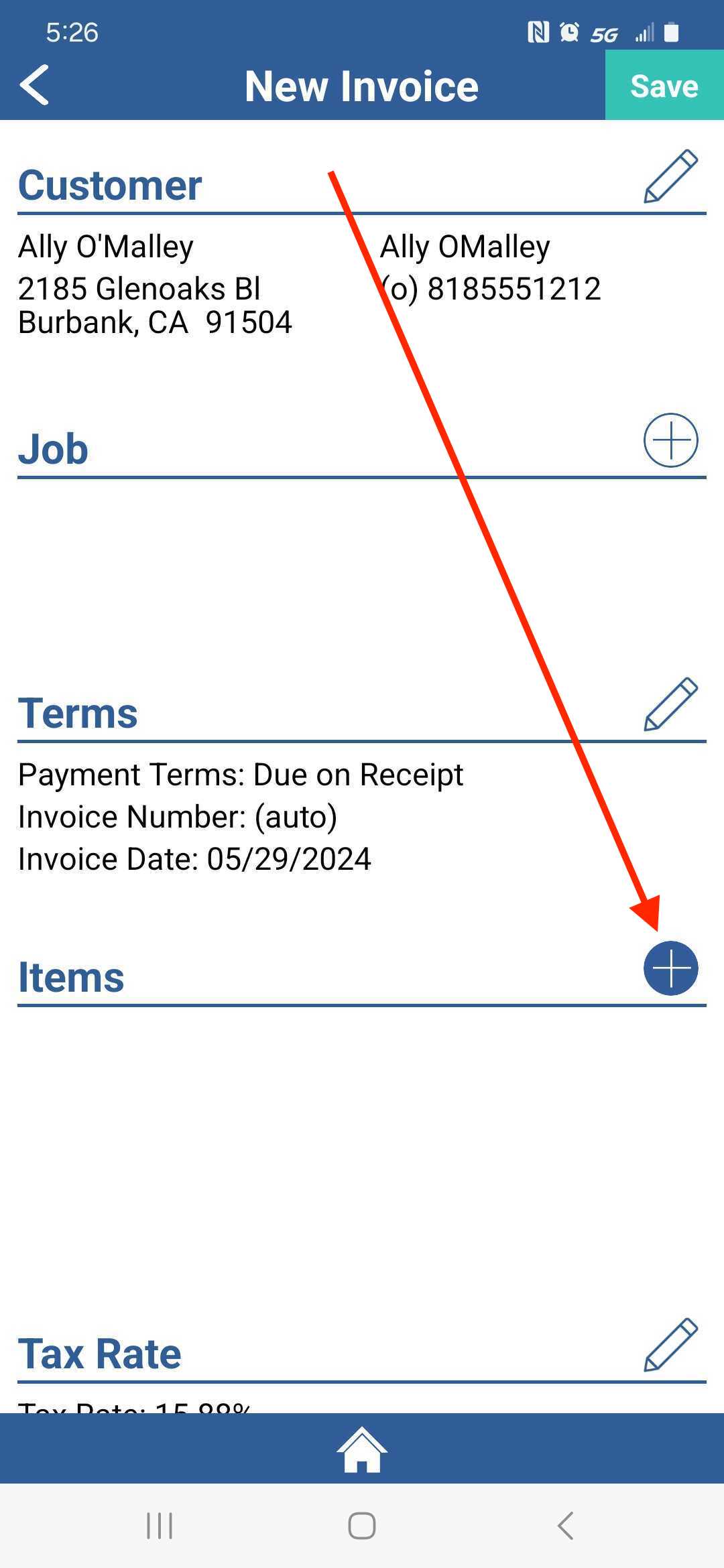 Mobile App: Add An Existing Item To An Invoice – InvoiceASAP Support