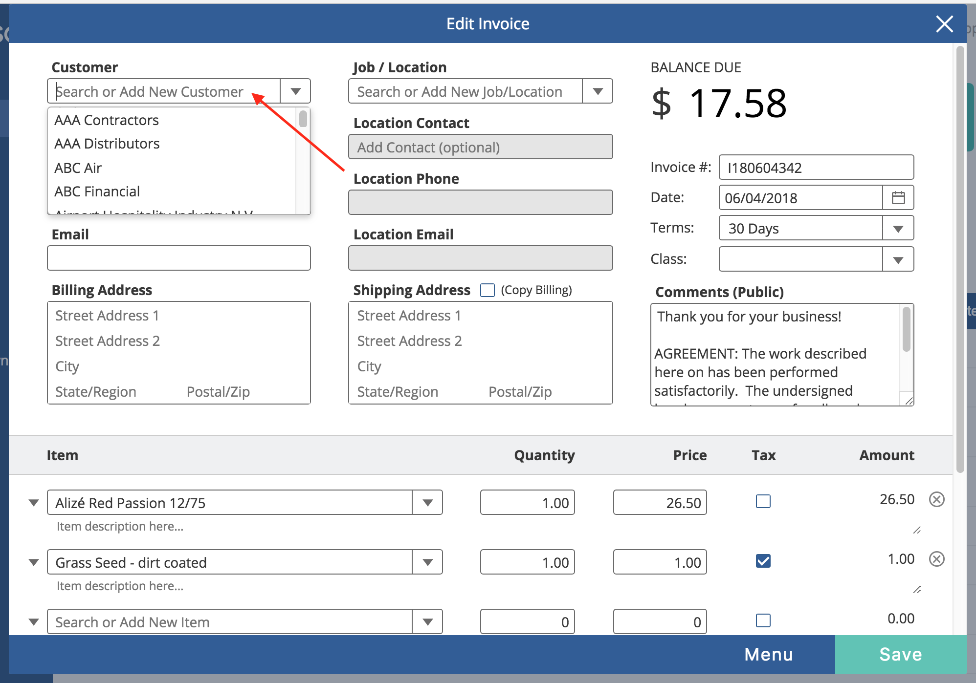 Web Dashboard: Edit an Invoice – InvoiceASAP Support