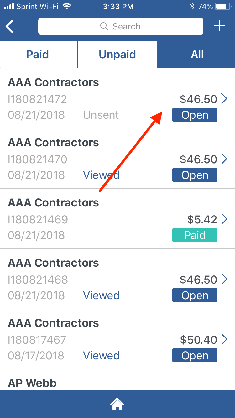 Mobile App Delete Audio Recording on the App InvoiceASAP Support