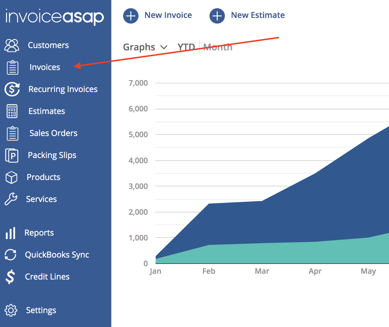 Web Dashboard: Edit A Payment – InvoiceASAP Support